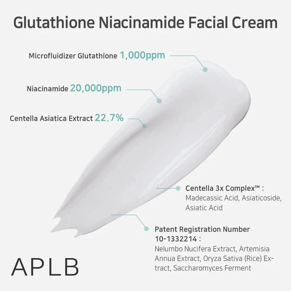 APLB Glutathione Niacinamide Facial Cream 55ml - Image 2