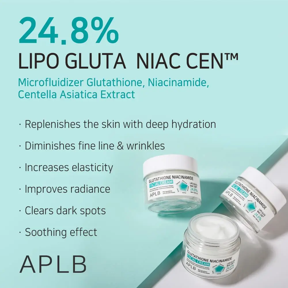 APLB Glutathione Niacinamide Facial Cream 55ml - Image 3