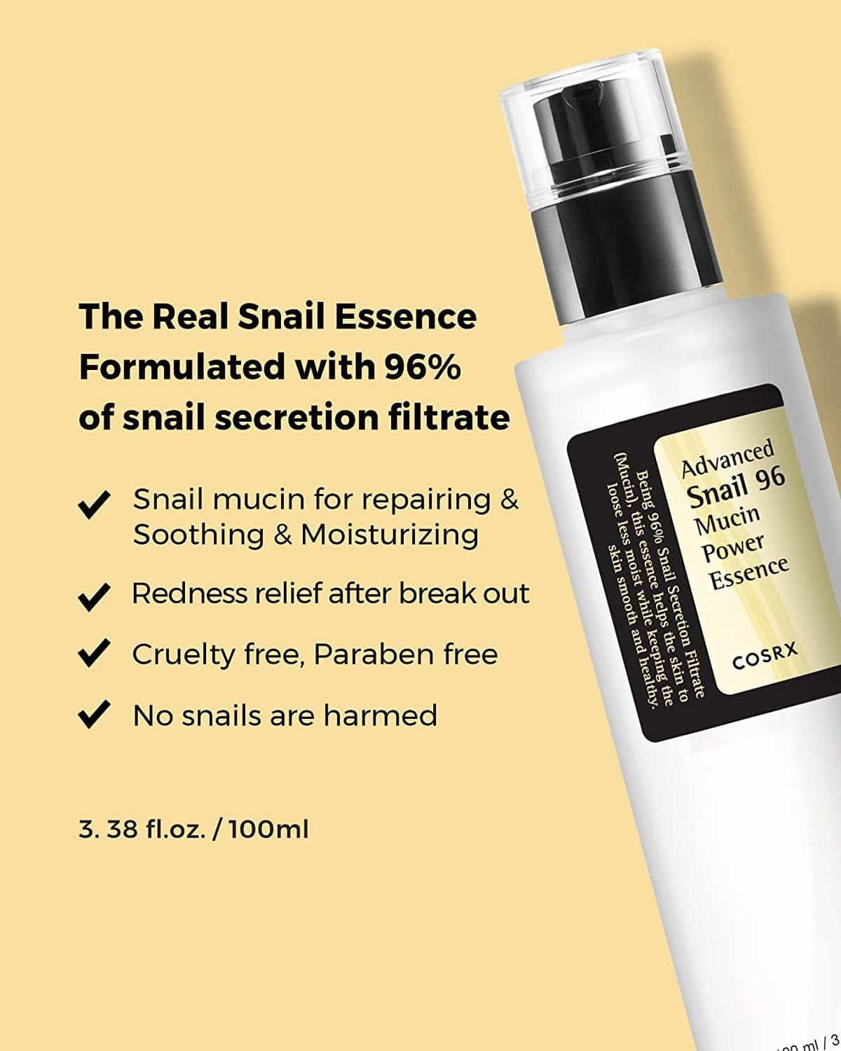 COSRX Advanced Snail 96 Mucin Power Essence – 100ml - Image 3