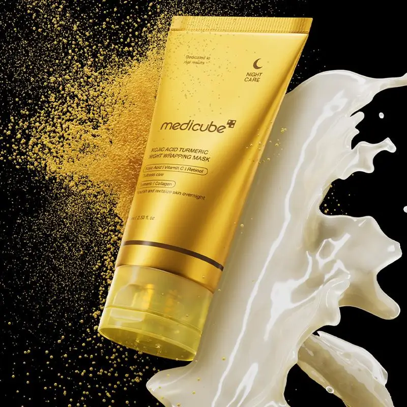 Medicube Kojic Acid Turmeric Night Wrapping Mask 75ml - Image 2