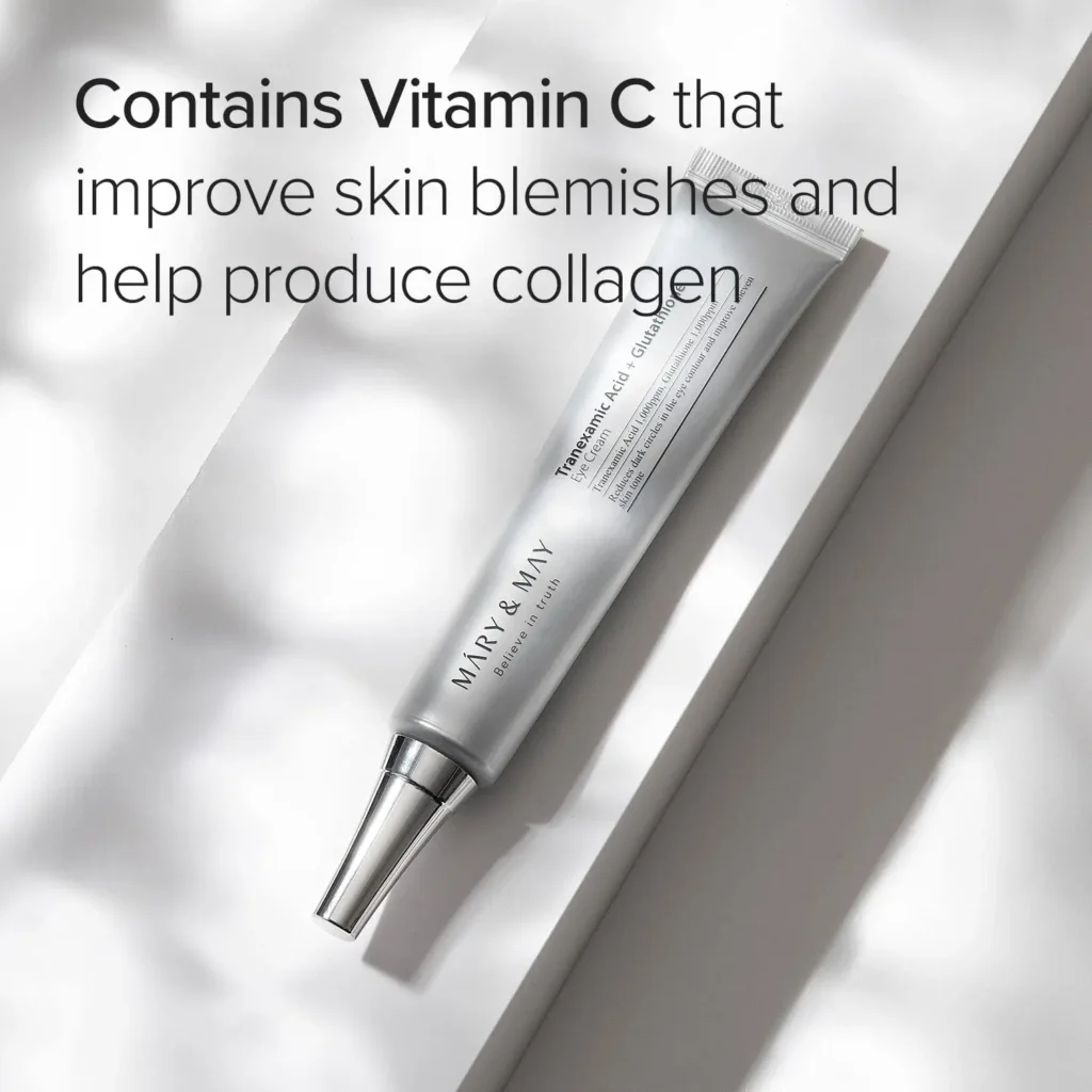 MARY & MAY Tranexamic Acid+Glutathion Eye Cream 12g - Image 4