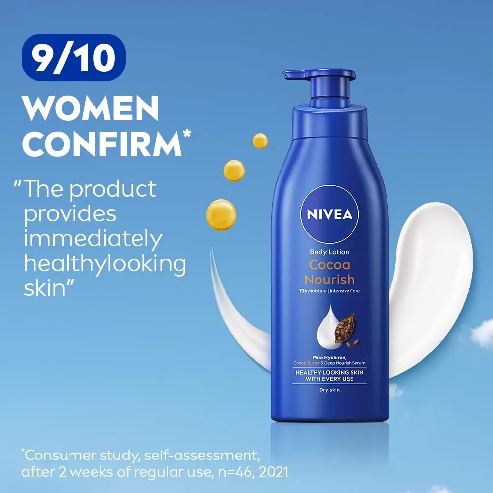 NIVEA Cocoa Nourish Body Lotion 400ml - Image 2