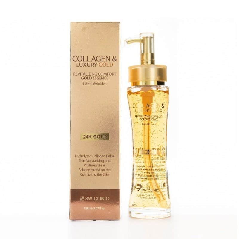 3W CLINIC Collagen and Luxury Revitalizing Comfort 24K Gold Essence