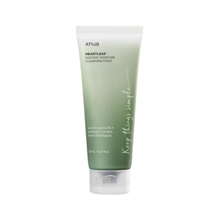 ANUA Heartleaf Succinic Moisture Cleansing Foam