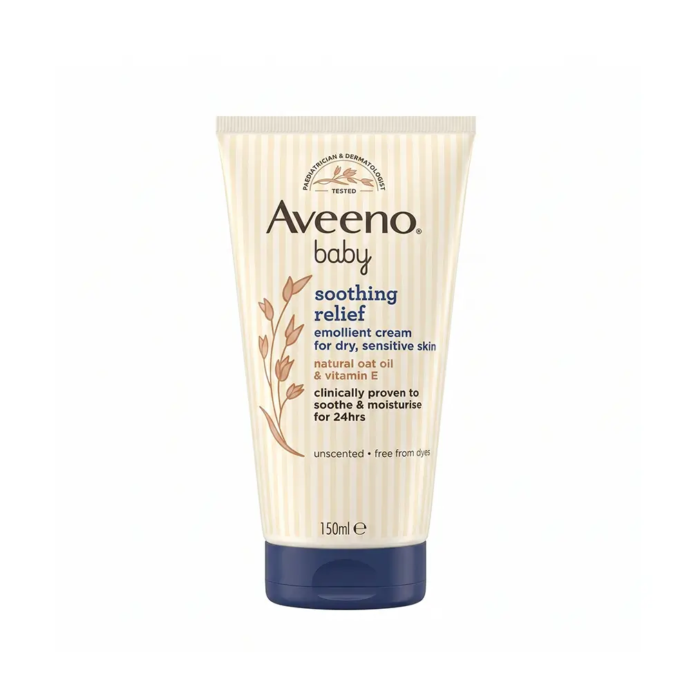 AVEENO Baby Soothing Relief Emollient Cream (150ml | France)