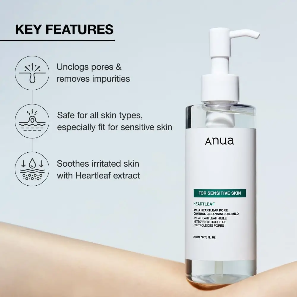 ANUA Heartleaf Pore Cleansing Oil Mild