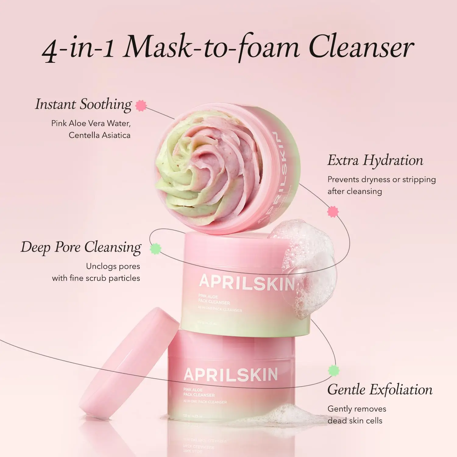 Aprilskin Pink Aloe Pack Cleanser
