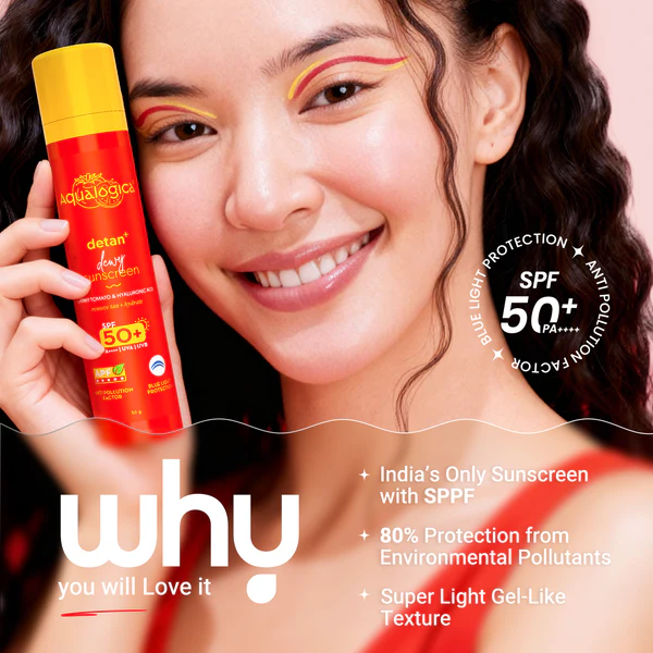 Aqualogica Detan+ Dewy Sunscreen