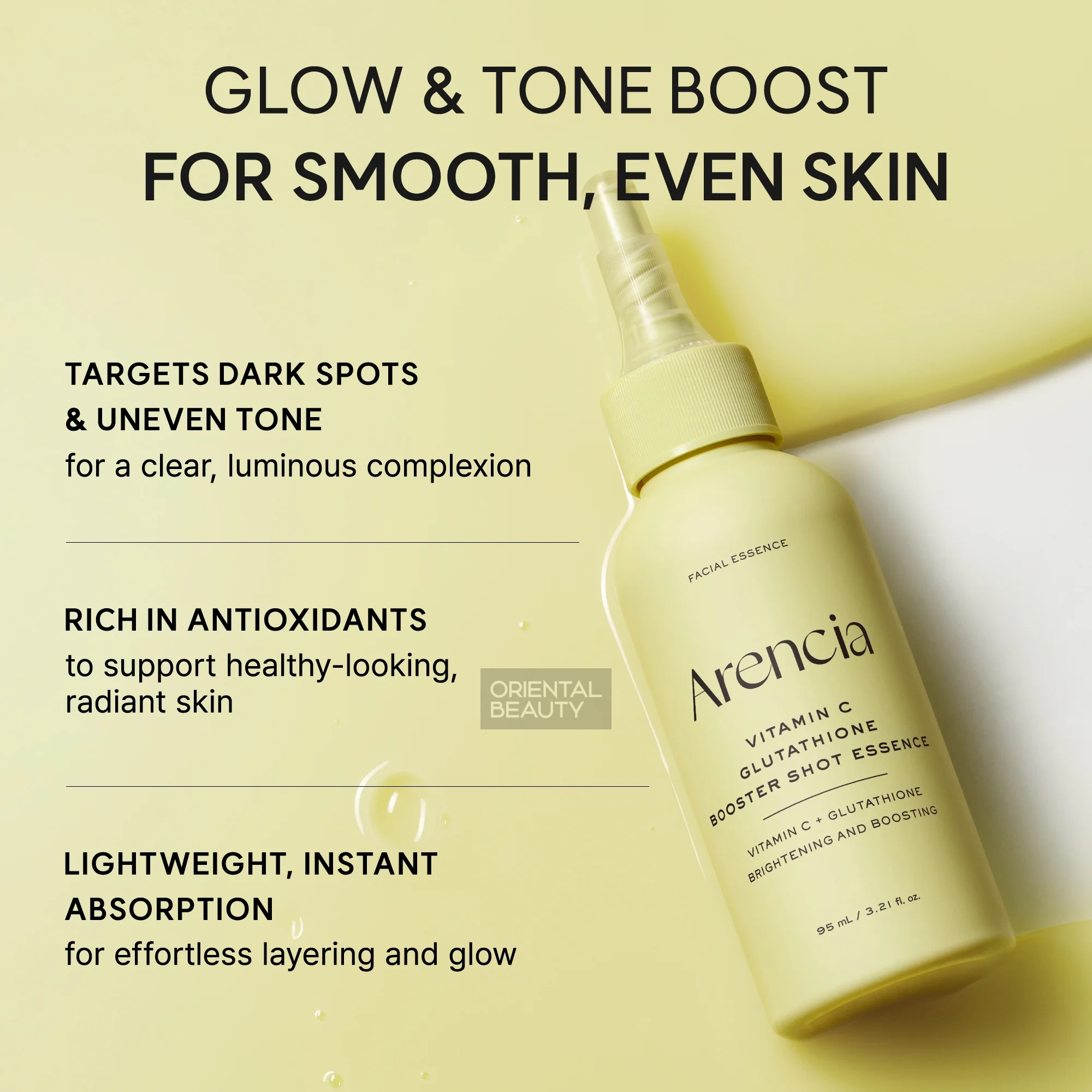 Arencia Vitamin C Glutathione Booster Shot Essence 95ml