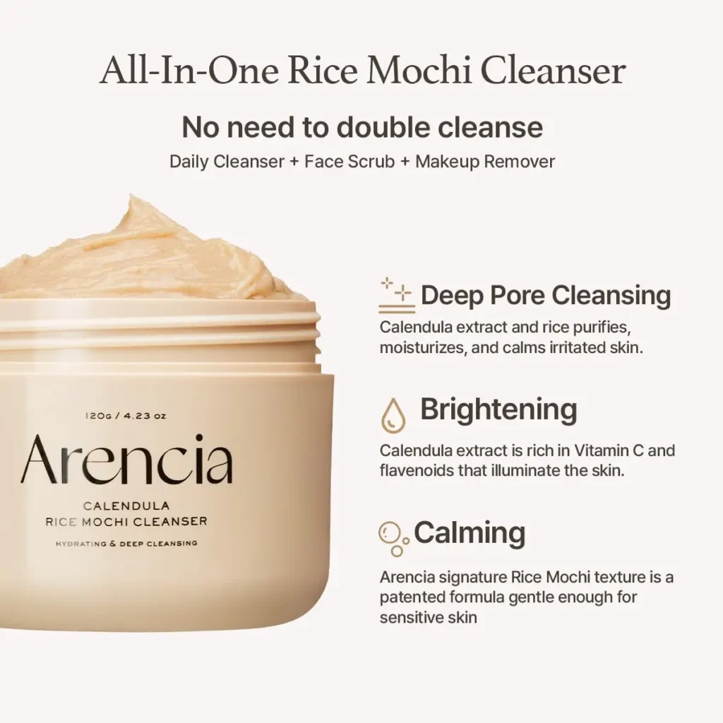 Arencia Fresh Calendula Mochi Cleanser