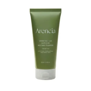 Arencia Green Tea + LHA Deep Pore Rice Cake Cleanser 150ml