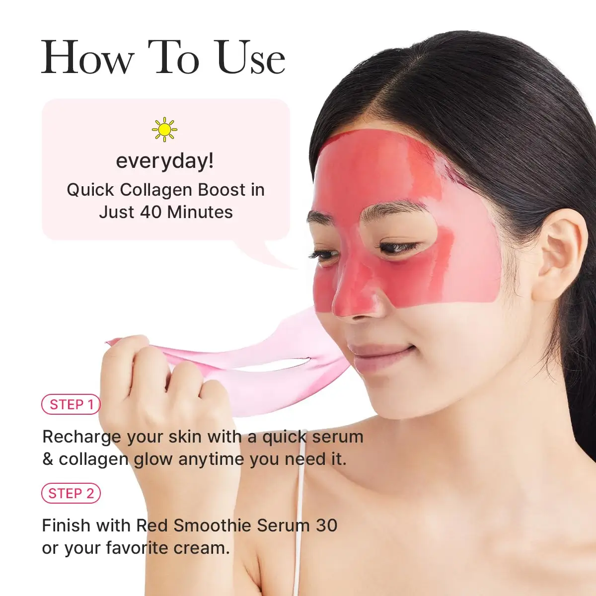 Arencia Red Collagen Jello Mask (4ea)