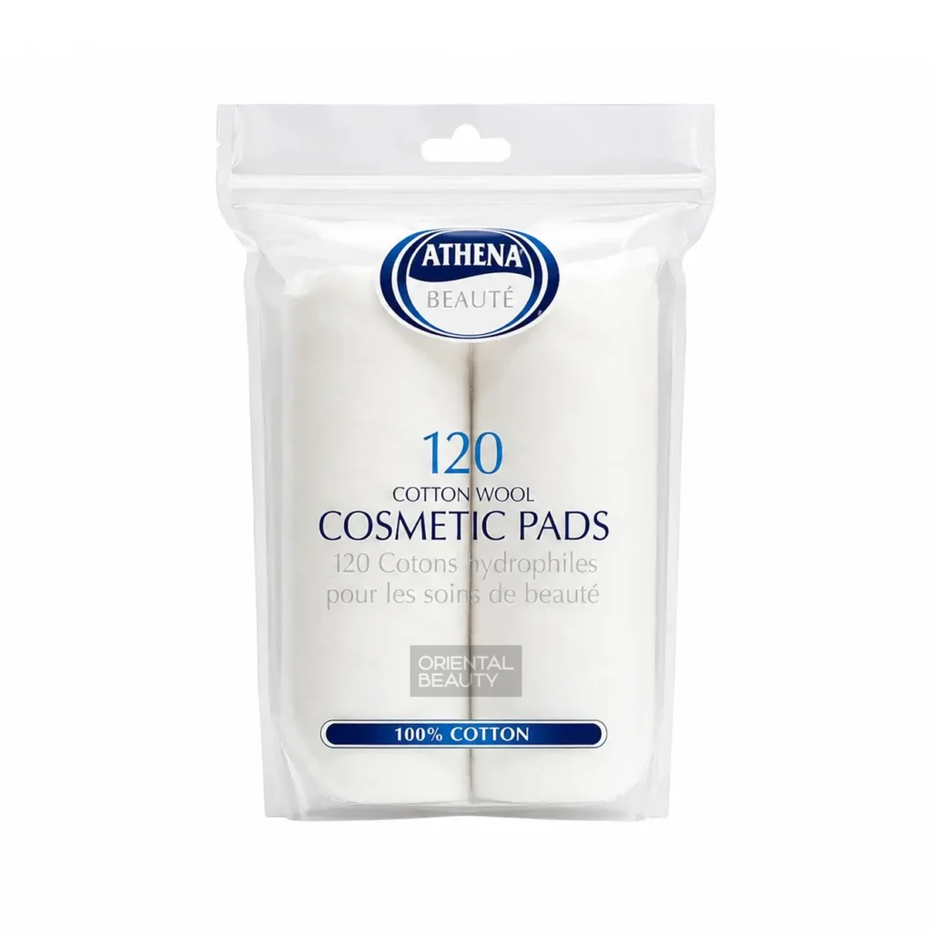 Athena Beaute Cotton Wool Cosmetic Pads – 120 pcs