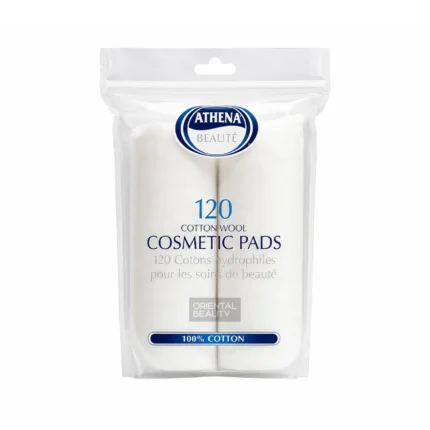 Athena Beaute Cotton Wool Cosmetic Pads – 120 pcs