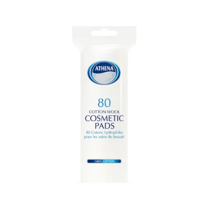 Athena Beaute Cotton Wool Cosmetic Pads – 80 pcs
