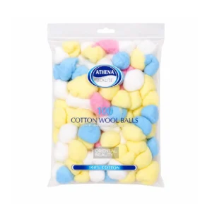 Athena Coloured Cotton Wool Balls – 100 pcs