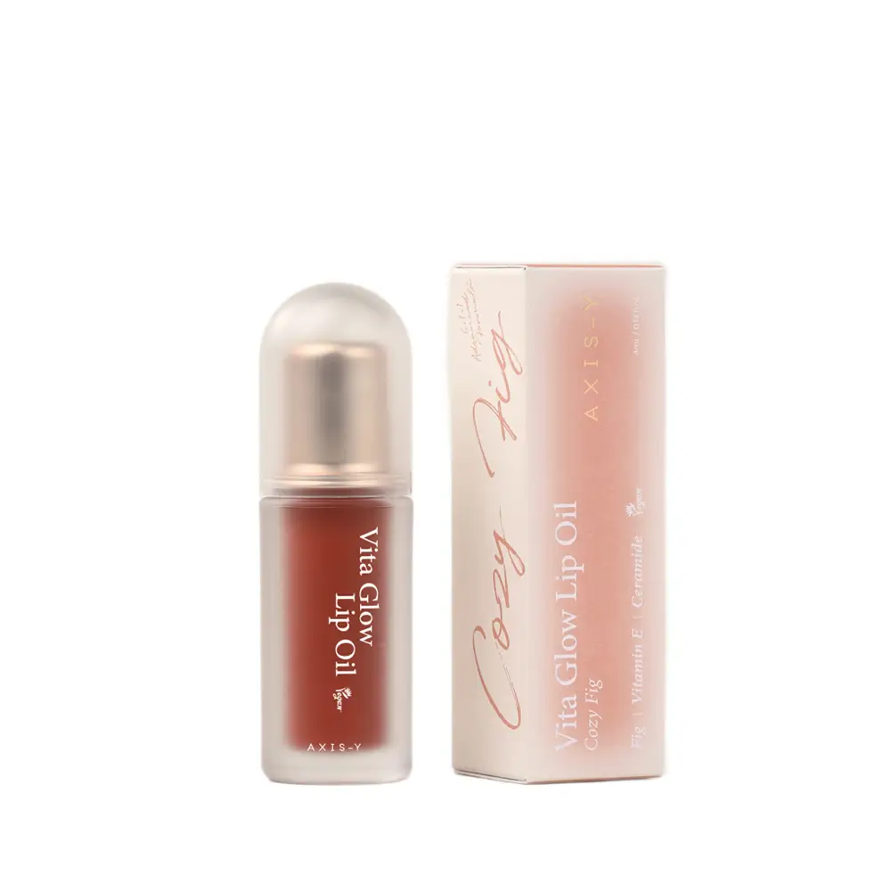 Axis-Y Vita Glow Lip Oil – Cozy Fig 4.5g