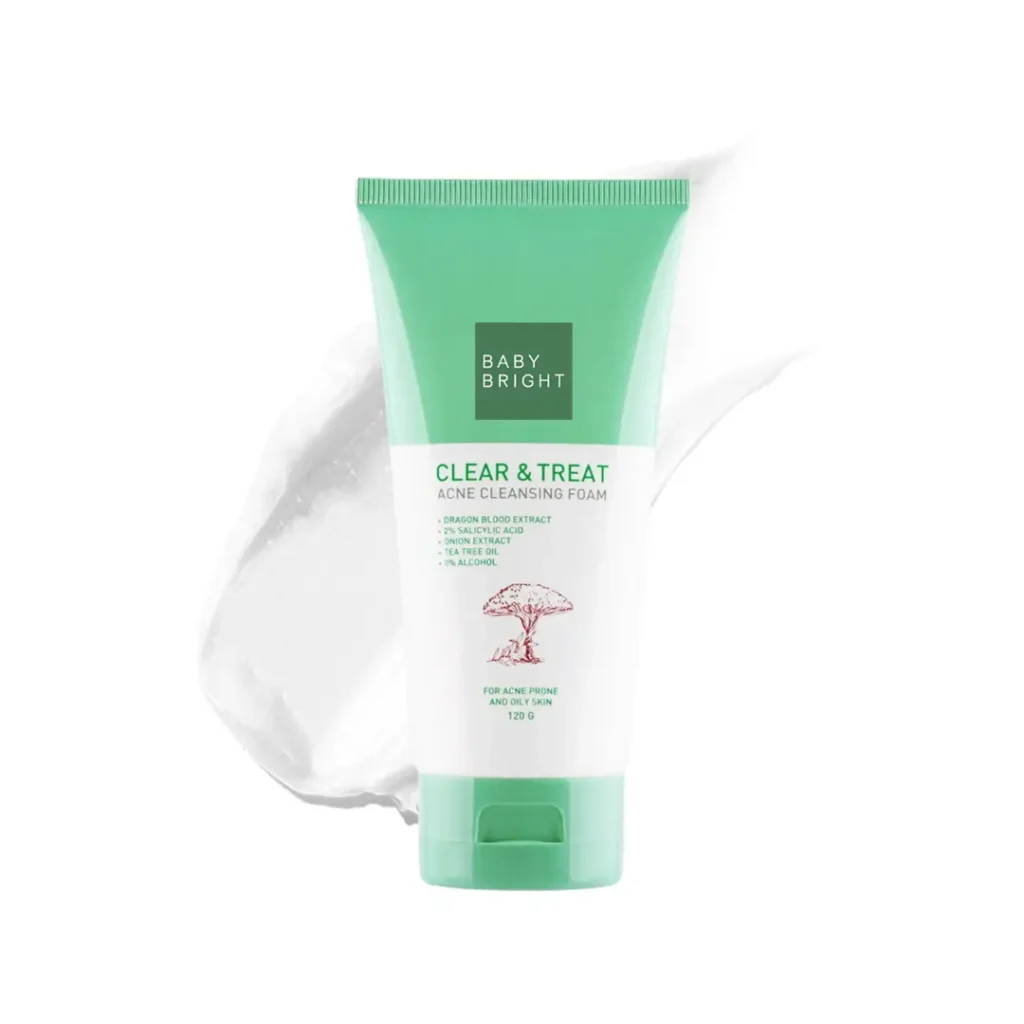 BABY BRIGHT Clear & Treat Acne Cleaning Foam