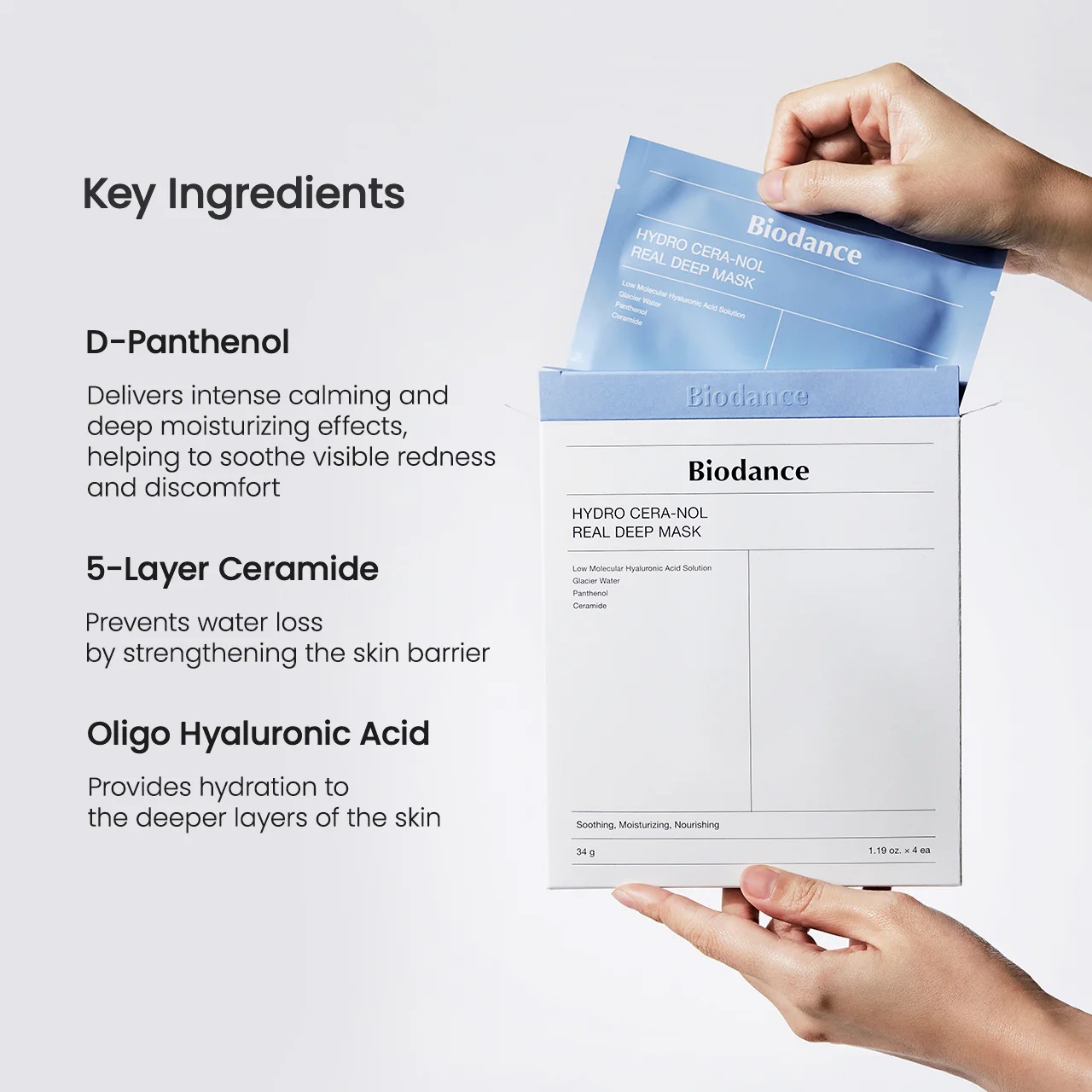 BIODANCE Hydro Cera-nol Real Deep Mask – 4ea