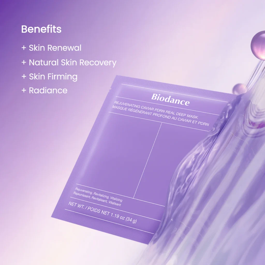 BIODANCE Rejuvenating Caviar PDRN Real Deep Mask – 4ea
