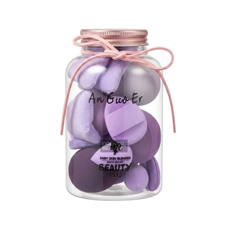 Baby Skin Beauty Blender Tools Set (10pcs | Purple)
