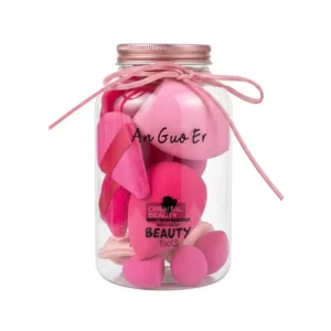 Baby Skin Beauty Blender Tools Set (10pcs | Hot Pink)