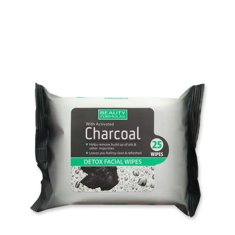 Beauty Formulas Charcoal Detox Facial Wipes