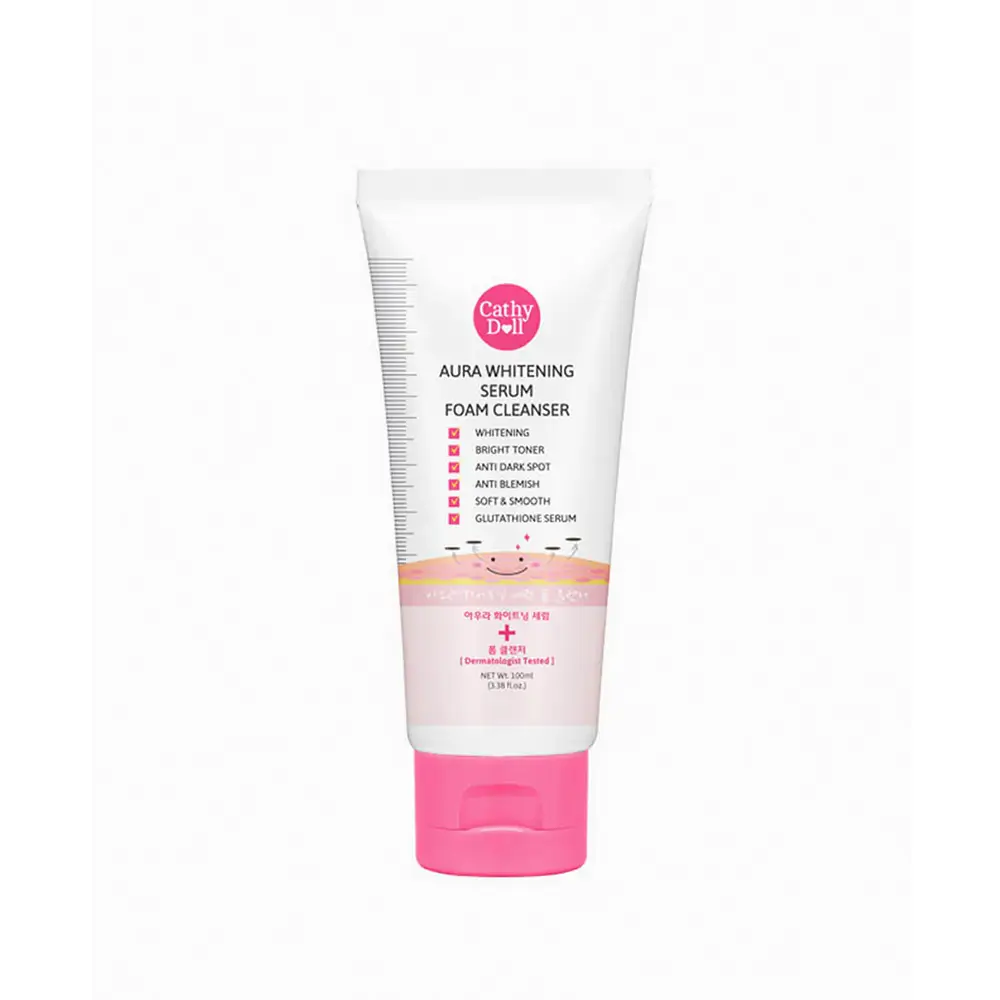 CATHY DOLL Aura Whitening Serum Foam Cleanser 100ml CATHY DOLL Aura Whitening Serum Foam Cleanser 100ml