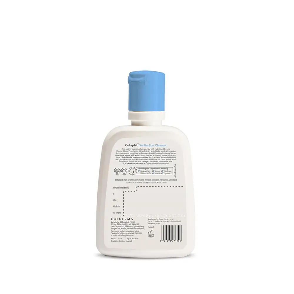 CETAPHIL Gentle Skin Cleanser (125ml | India)