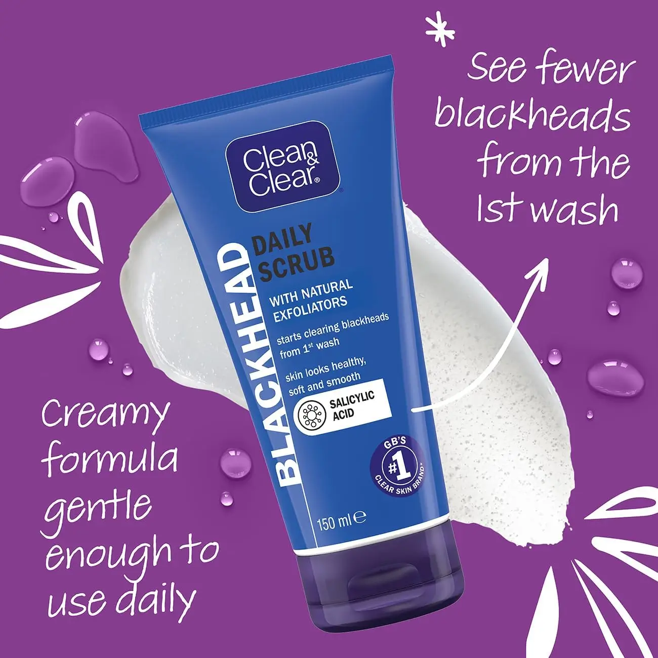 CLEAN & CLEAR Blackhead Clearing Daily Scrub