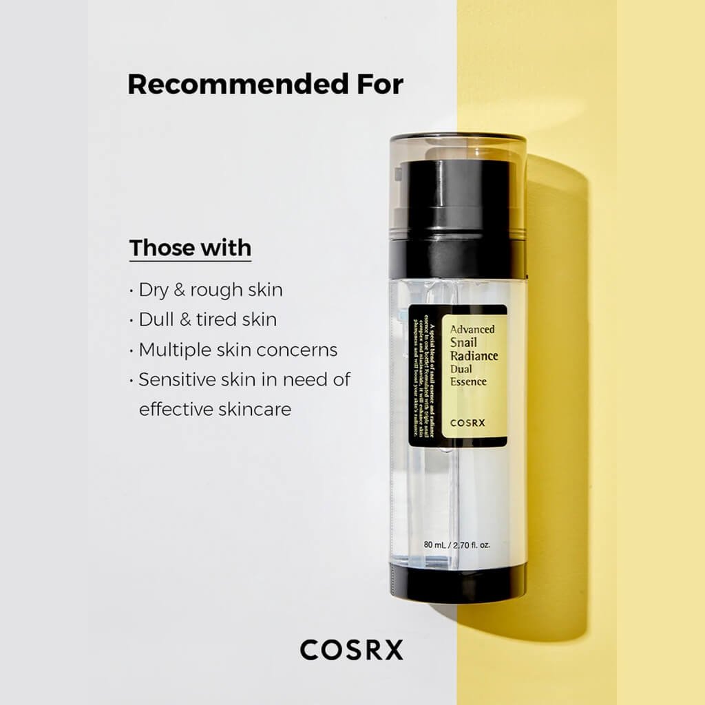 COSRX Advanced Snail Radiance Dual Essence (Exp: 23 11 2026)