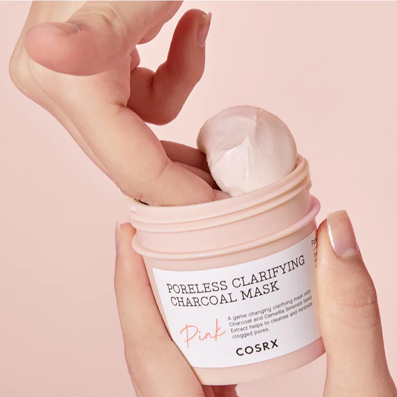 COSRX Poreless Clarifying Charcoal Mask Pink