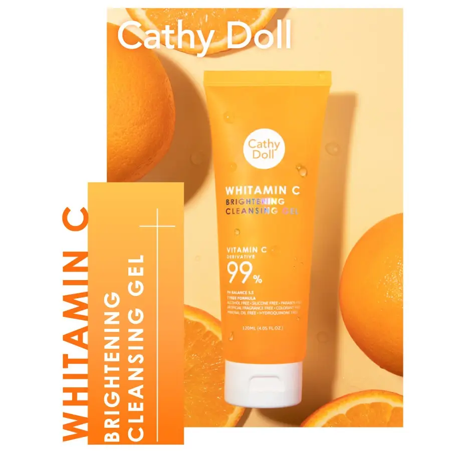 Cathy Doll Whitamin C Brightening Cleansing Gel (120ml | Thailand)