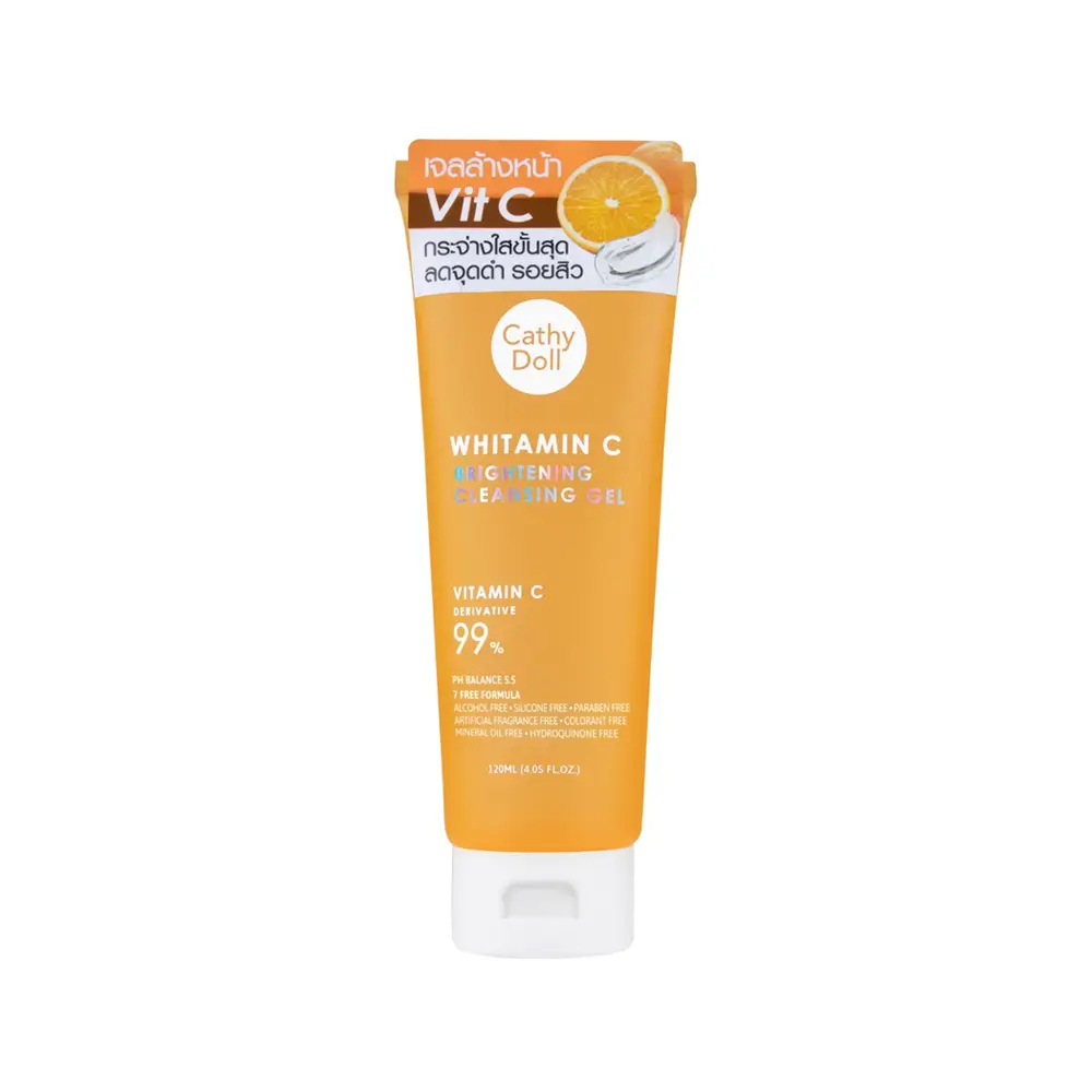 Cathy Doll Whitamin C Brightening Cleansing Gel (120ml | Thailand)
