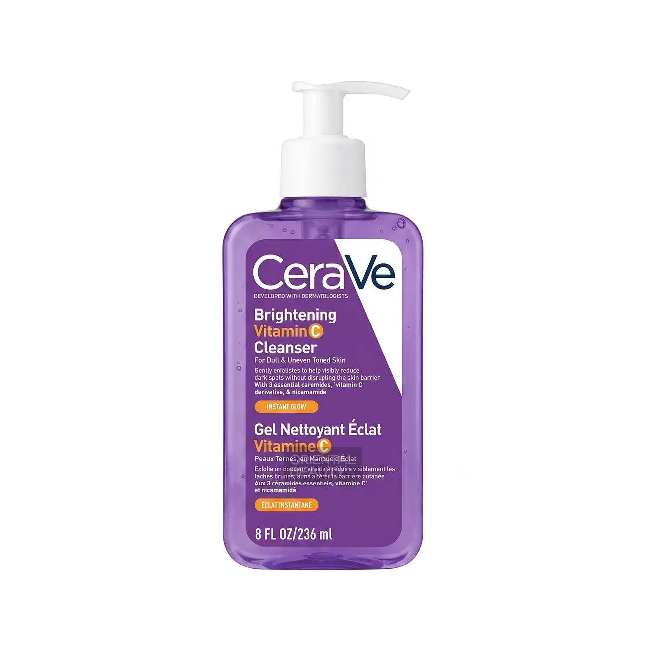 CeraVe Brightening Vitamin C Cleanser (237ml | France)