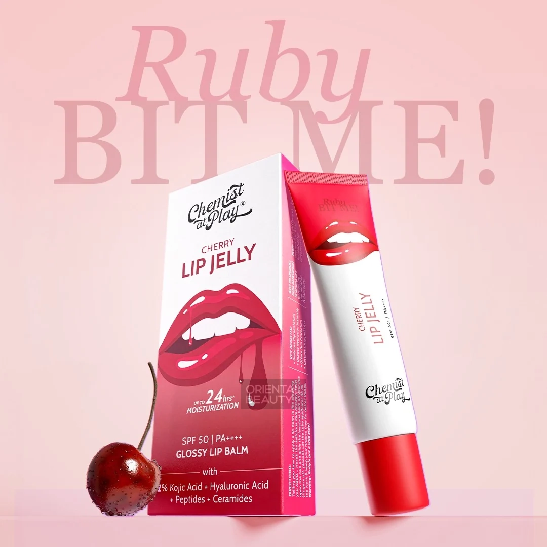 Chemist At Play Ceramides + 2% Kojic Acid Tinted Lip Balm (Cherry)