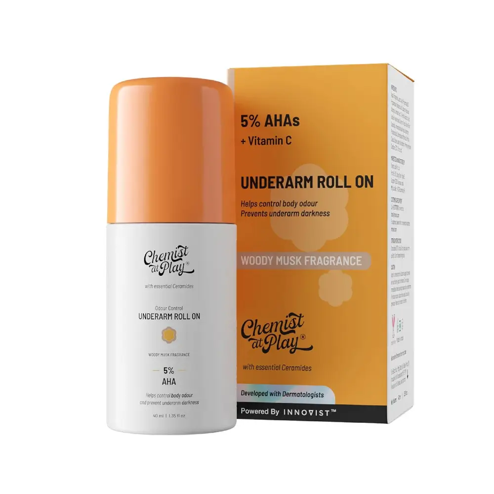 Chemist at Play Underarm Roll On – Woody Musk Fragrance