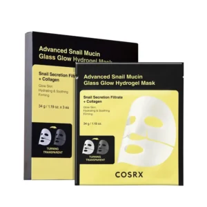 Cosrx Advanced Snail Mucin Glass Glow Hydrogel Mask – 3ea