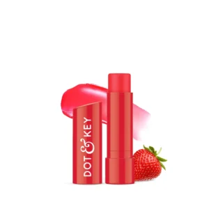 DOT & KEY Barrier Repair Hydrating Lip Balm – Strawberry Red