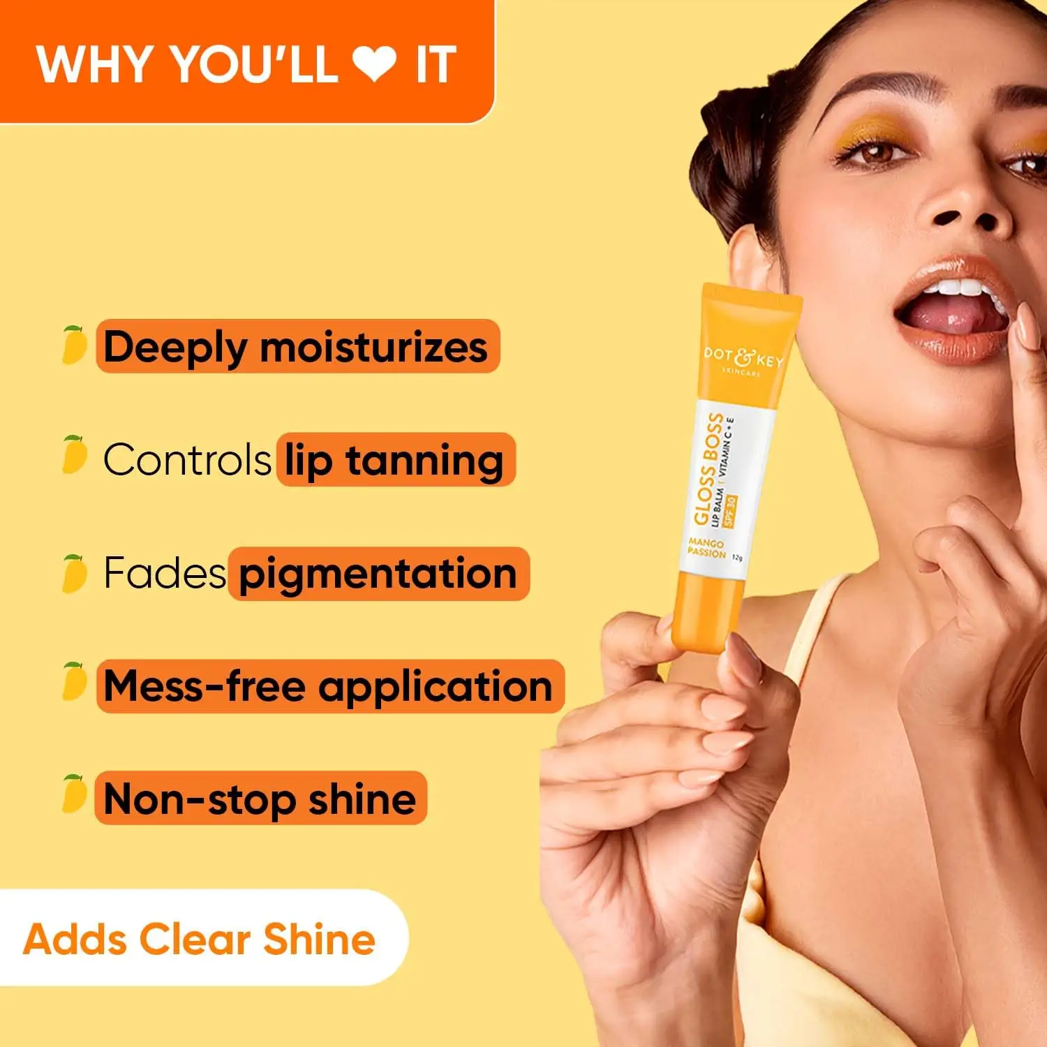 DOT & KEY Lip Balm – Mango Passion