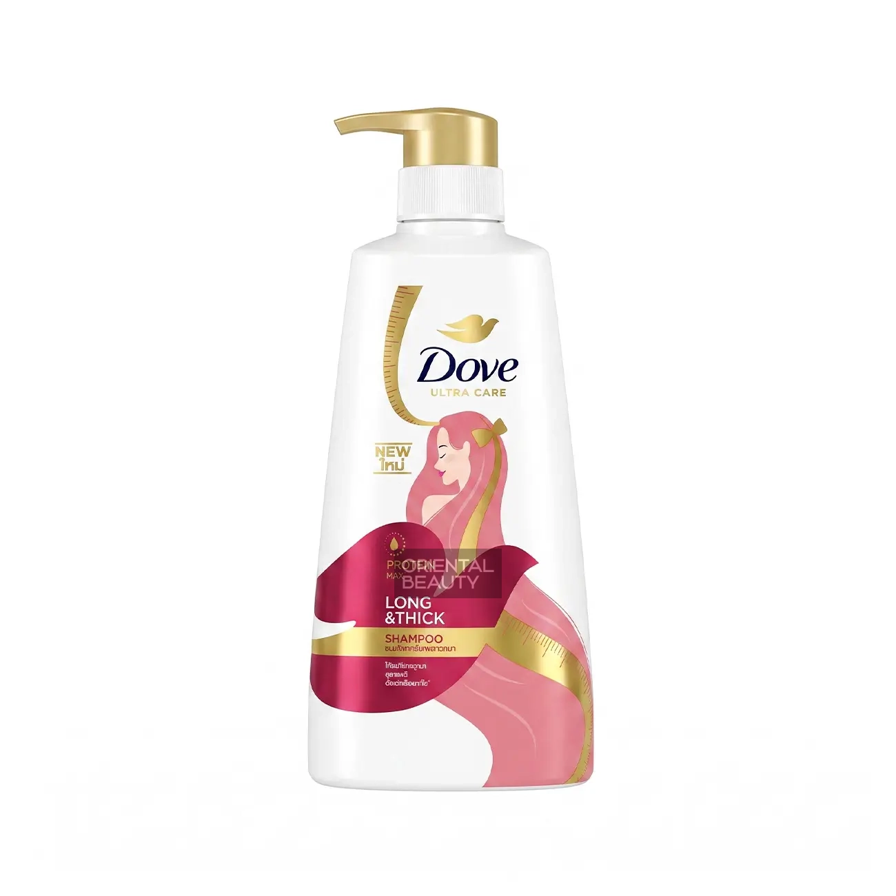 DOVE Long & Thick Shampoo (410ml | Thailand)