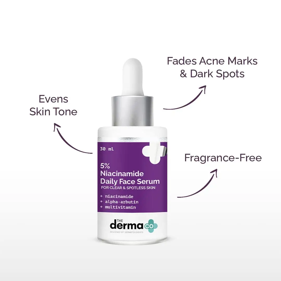 The Derma Co 5% Niacinamide Daily Face Serum