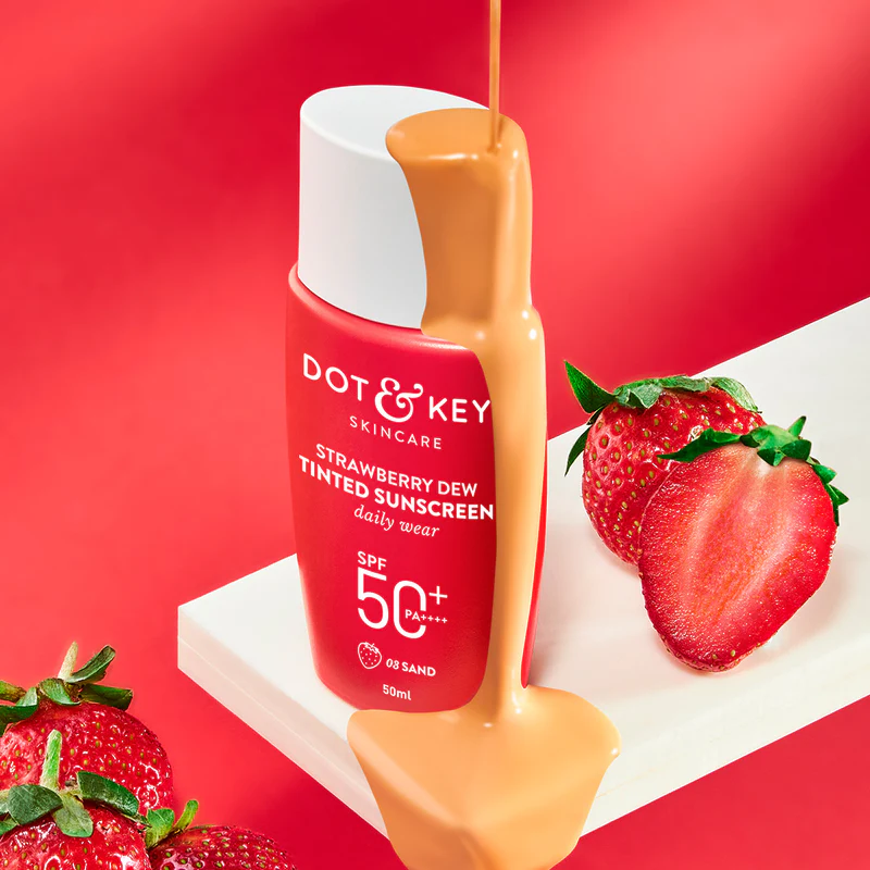 Dot & Key Strawberry Dew Tinted Sunscreen – Sand