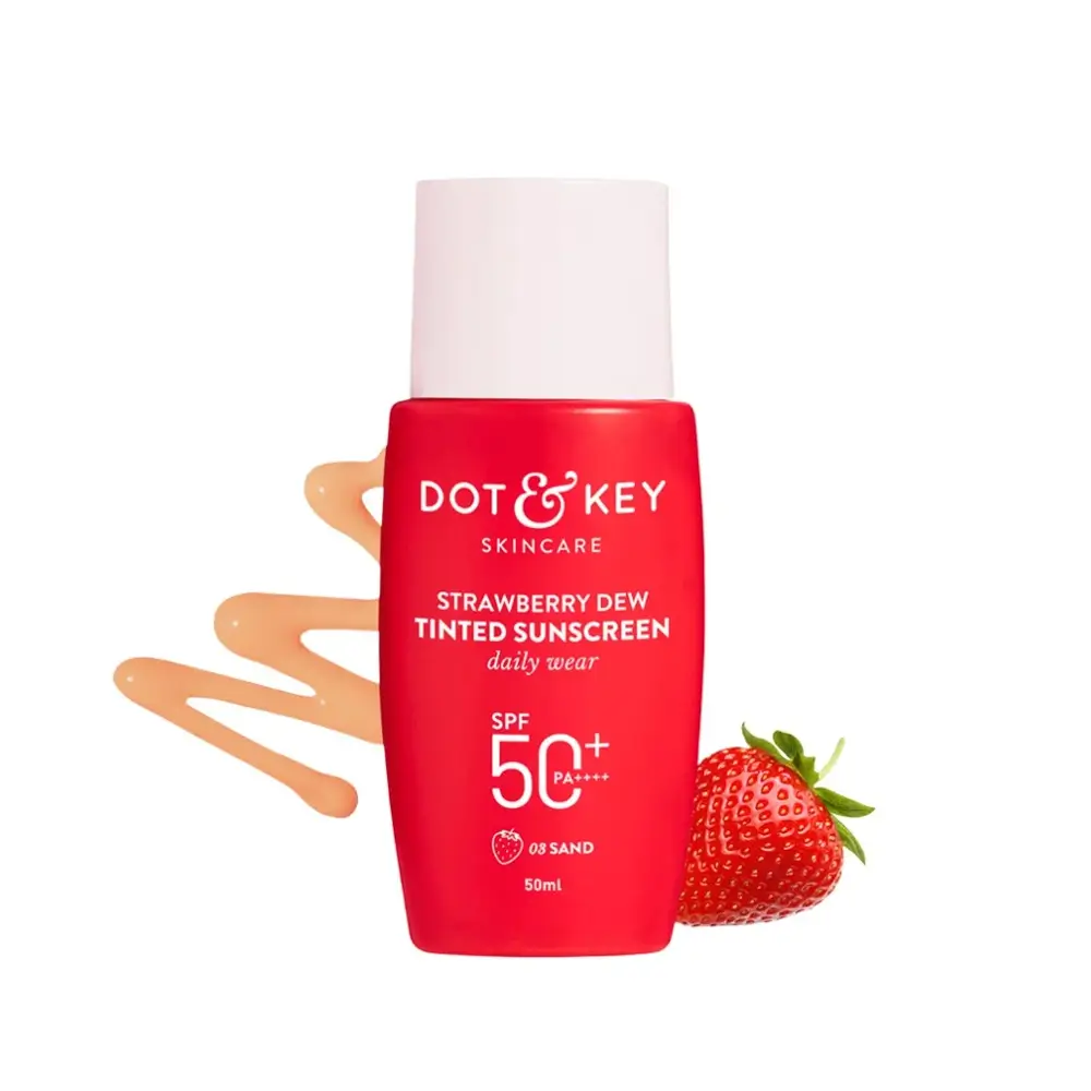 Dot & Key Strawberry Dew Tinted Sunscreen – Sand