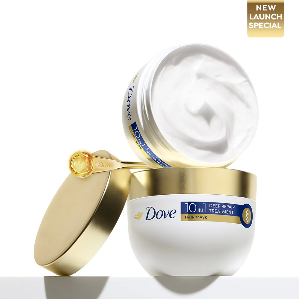 Dove 10 in 1 Deep Repair Treatment Hair Mask (120ml | India)