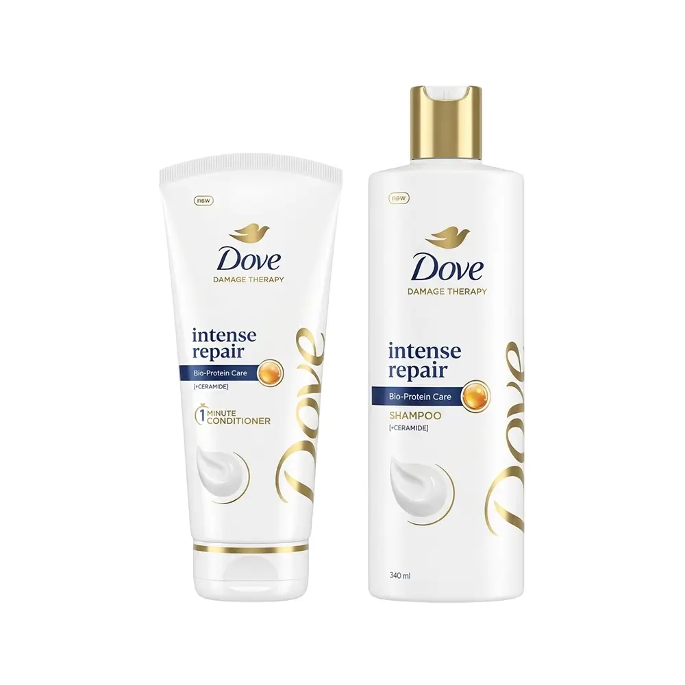 Dove Intense Repair Shampoo 340ml & Conditioner 175ml