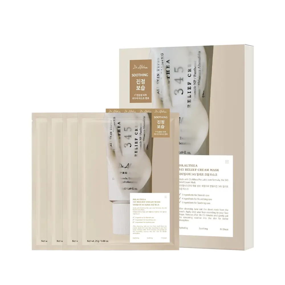 Dr Althea 345 Relief Cream Mask (Pack of 4)