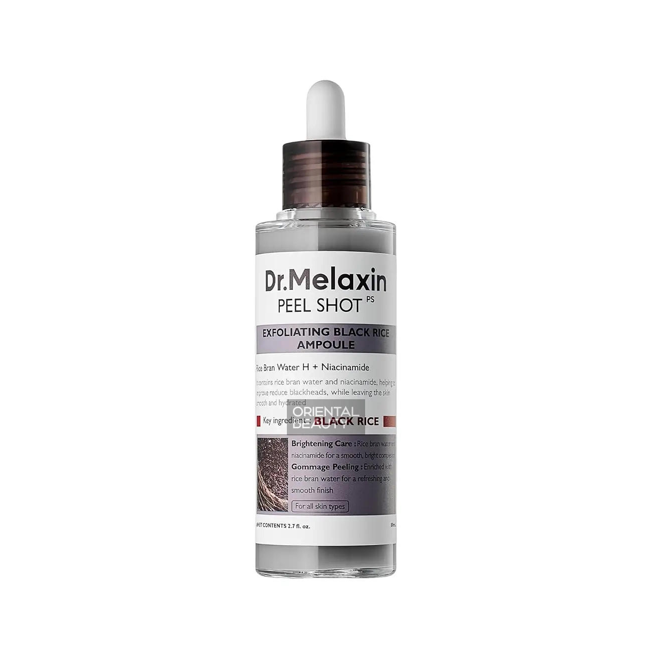 Dr.Melaxin Peel Shot Exfoliating Black Rice Ampoule 80ml