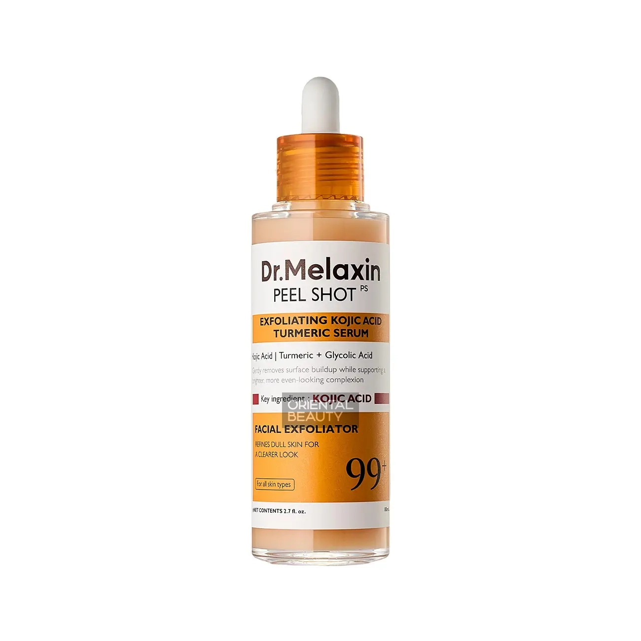 Dr.Melaxin Peel Shot Exfoliating Kojic Acid Turmeric Serum 80ml