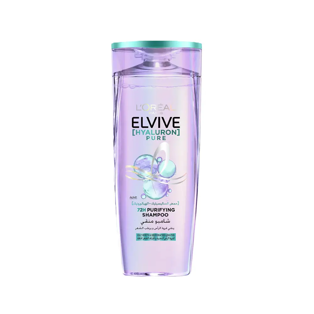 LOreal Elvive Hyaluron Pure Purifying Shampoo (400ml | Egypt)